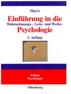 cover image of Einführung in die Wahrnehmungs-, Lern- und Werbe-Psychologie